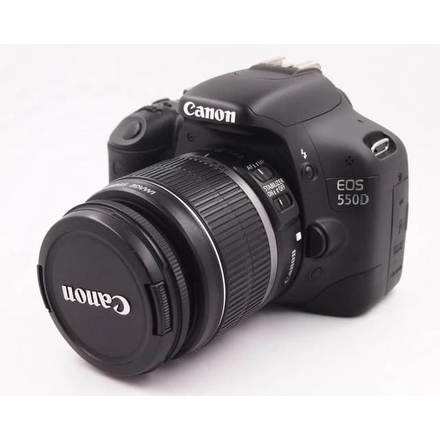 CANON EOS 550D SLR - Zwart + Canon EF-S 18-55mm f/3.5-5.6 IS II · hoofdafbeelding