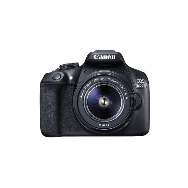 Réflex EOS 1300D - Negro + Canon EF-S 18-55mm f/3.5-5.6 DC III f/3.5-5.6 de segunda mano en Camera Market
