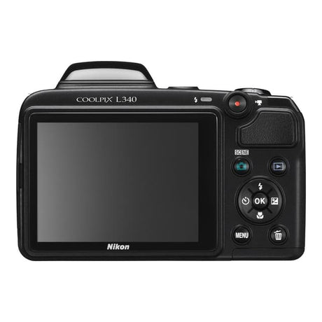 Coolpix L320 Appareil Photo Compact - Noir + Nikon Nikkor 26x Zoom Optique Grand Angle ED VR 22,5-585mm f/3,1-5,9