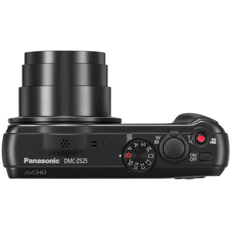 Lumix DMC-ZS25 Appareil Photo Compact - Noir + Panasonic Leica DC Vario-Elmar 24–480mm f/3.3–6.4
