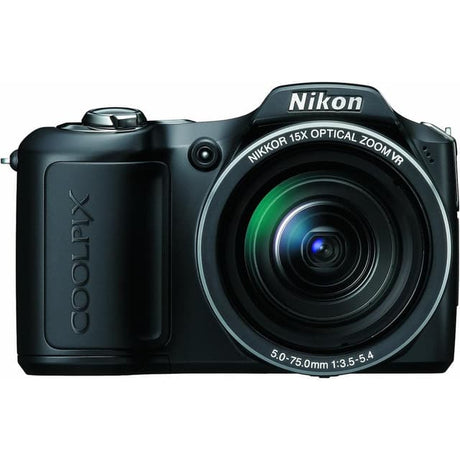 Appareil Photo Bridge Coolpix L100 - Noir + Nikon Nikkor 15x Zoom Optique VR 5.0-75.0mm f/3.5-5.4