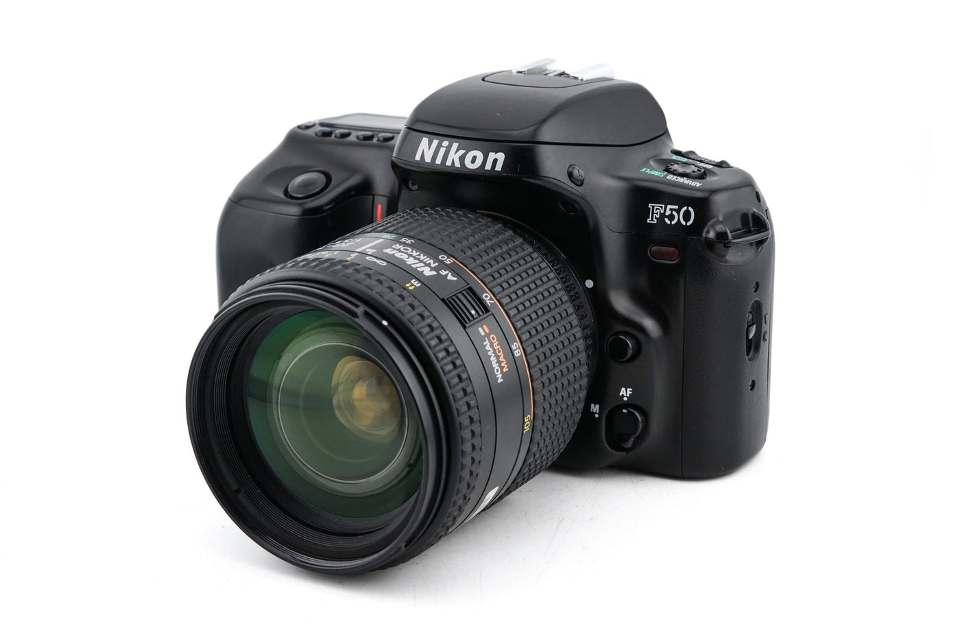 Nikon F50 + 28-105mm f3.5-4.5 D AF Nikkor kopen · hoofdafbeelding