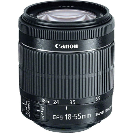 EOS 4000D Spiegelreflex - Zwart + Canon Zoomlens EF-S 18-55 mm f/3.5-5.6 III + Zoomlens EF 75-300 mm f/4-5.6 III
