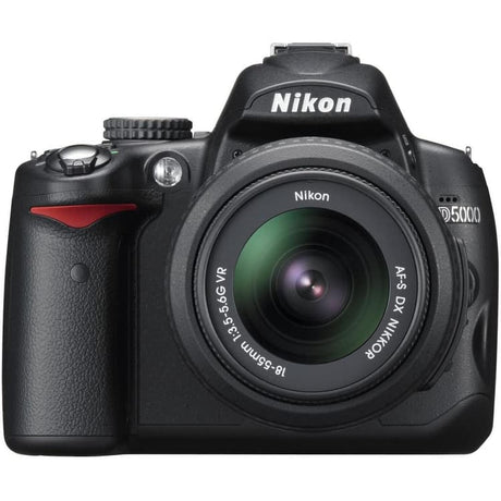 SLR D5000 - Zwart + Nikon AF-S DX Nikkor 18-55mm f/3.5-5.6G VR