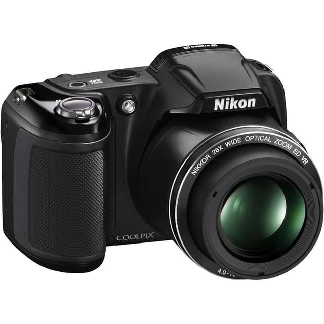 Compactcamera CoolPix L810 - Zwart + Nikon Nikkor 26X Wide Optical Zoom ED VR 4.0-104mm f/3.1-5.9 · hoofdafbeelding