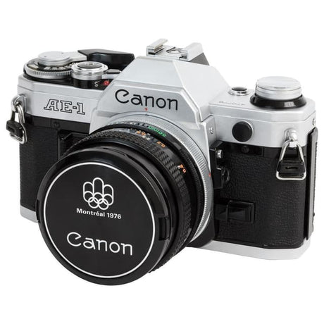 Canon AE-1 Reflex - Noir/Gris + Canon FD 50 mm f/1,8