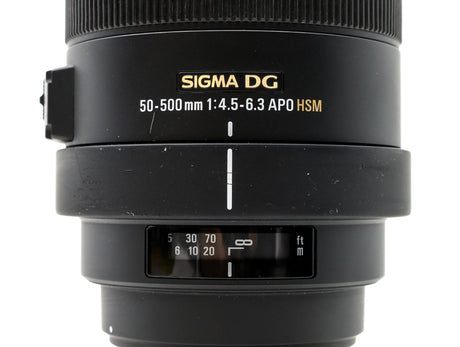 Sigma 50-500mm f/4-6.3 EX APO DG HSM - Monture Canon EF