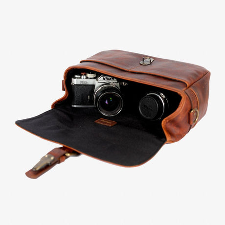 Parijs Cognac Leren Cameratas