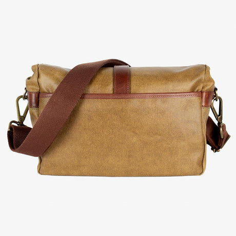 Parijs Olijfgroene Gewaxte Canvas Cameratas