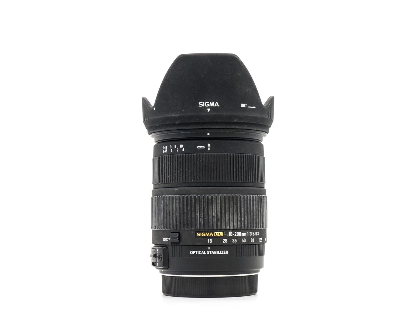 Sigma 18-200mm f/3,5-6,3 DC OS HSM - Monture Canon EF-S · image principale
