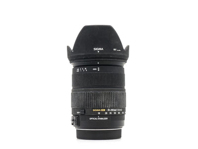 Sigma 18-200mm f/3,5-6,3 DC OS HSM - Monture Canon EF-S