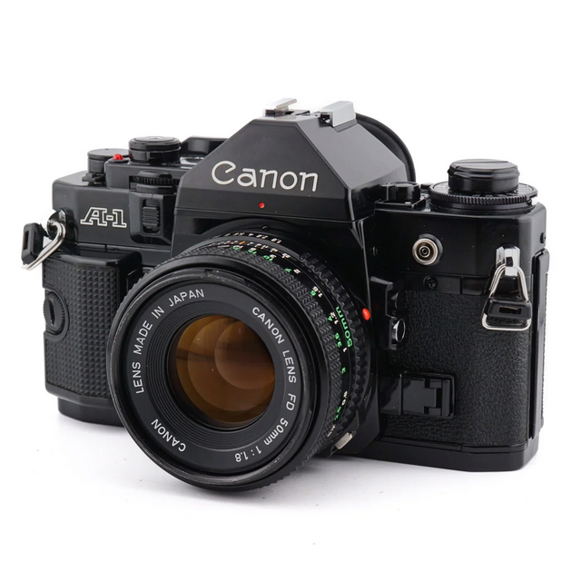 Canon A-1 + 50mm FD 1.8 - Cámara Analógica Vintage SLR de 35mm de segunda mano en Camera Market