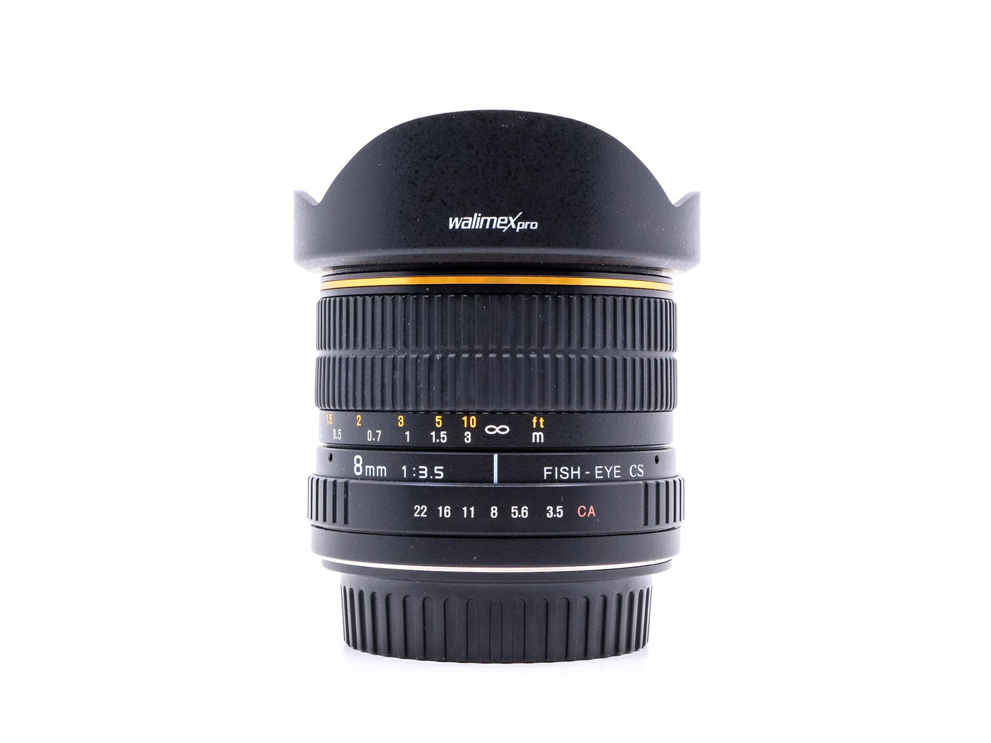Walimex Pro 8mm f/3.5 CS Fisheye - Geschikt voor Canon EF-S · hoofdafbeelding