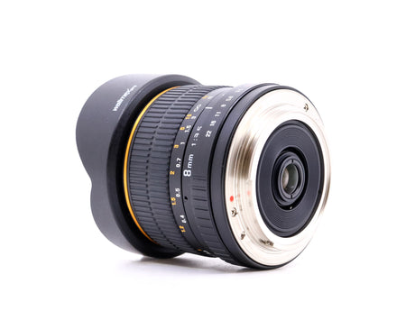 Walimex Pro 8mm f/3.5 CS Fisheye - Geschikt voor Canon EF-S