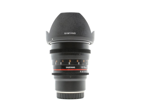 Samyang 50mm T1.5 Cine VDSLR AS UMC - Monture Fujifilm X