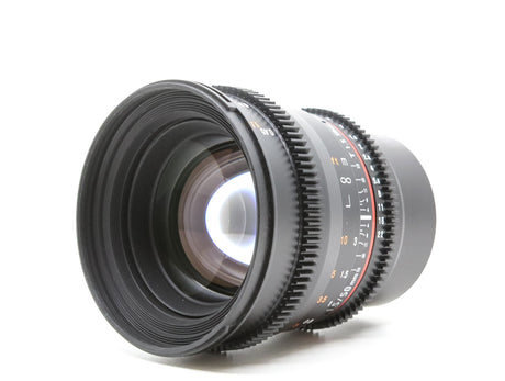 Samyang 50mm T1.5 Cine VDSLR AS UMC - Monture Fujifilm X