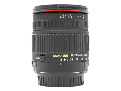 Sigma 18-200mm f/3.5-6.3 DC - Geschikt voor Canon EF-S