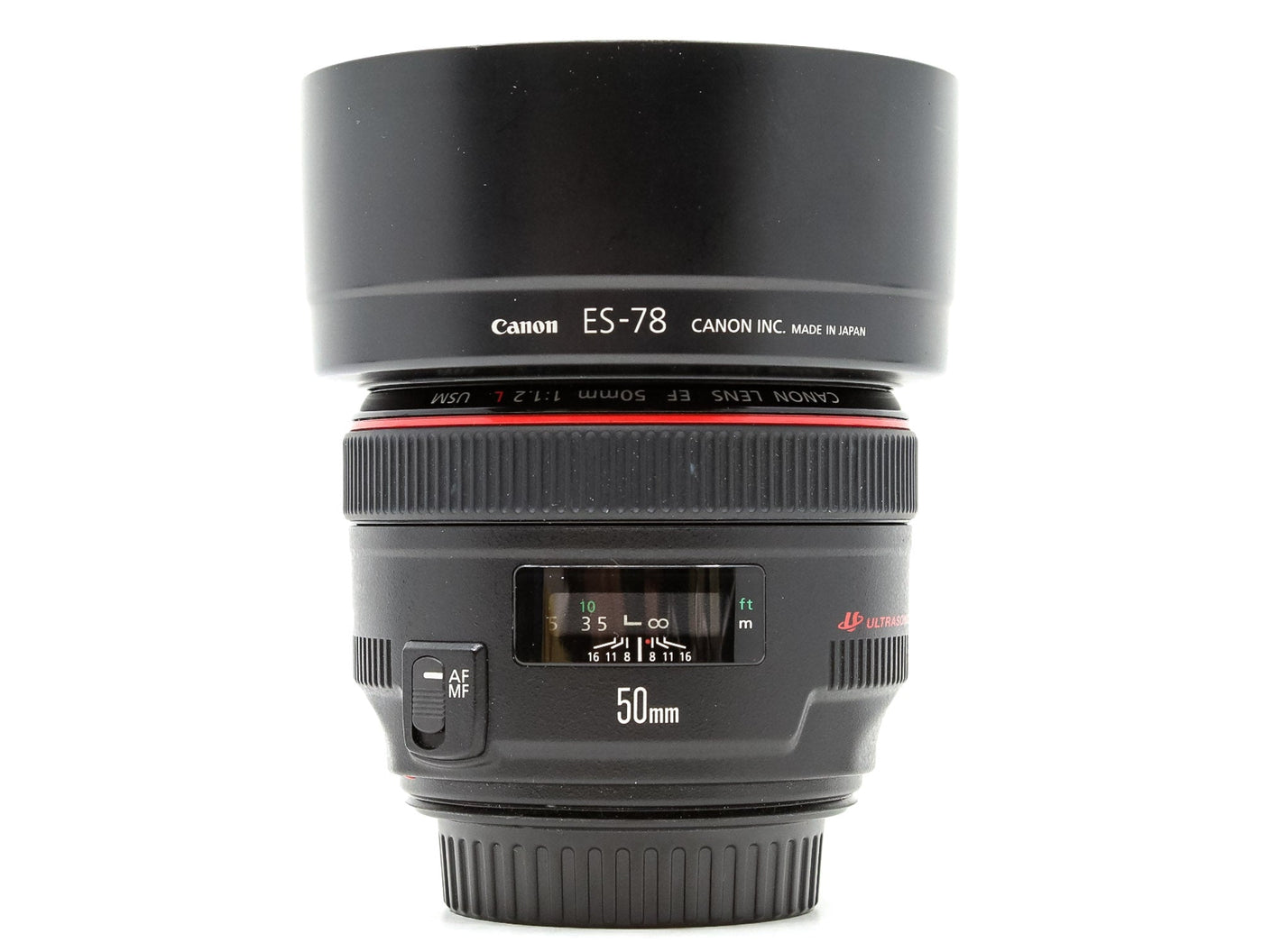 Canon EF 50mm f/1.2 L USM Lens · hoofdafbeelding