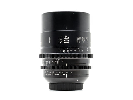 Sigma 40mm T1.5 FF - Monture Canon EF