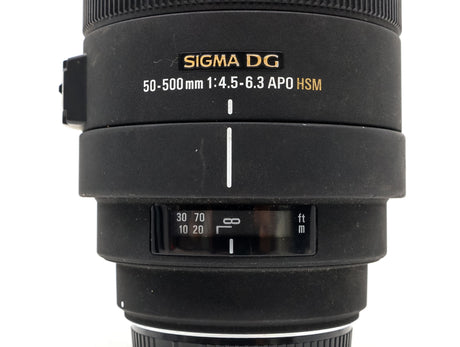 Sigma 50-500mm f/4.5-6.3 APO DG OS HSM - Monture Canon EF