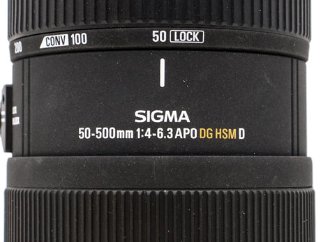 Sigma 50-500mm f/4-6.3 EX APO DG HSM - Monture Nikon