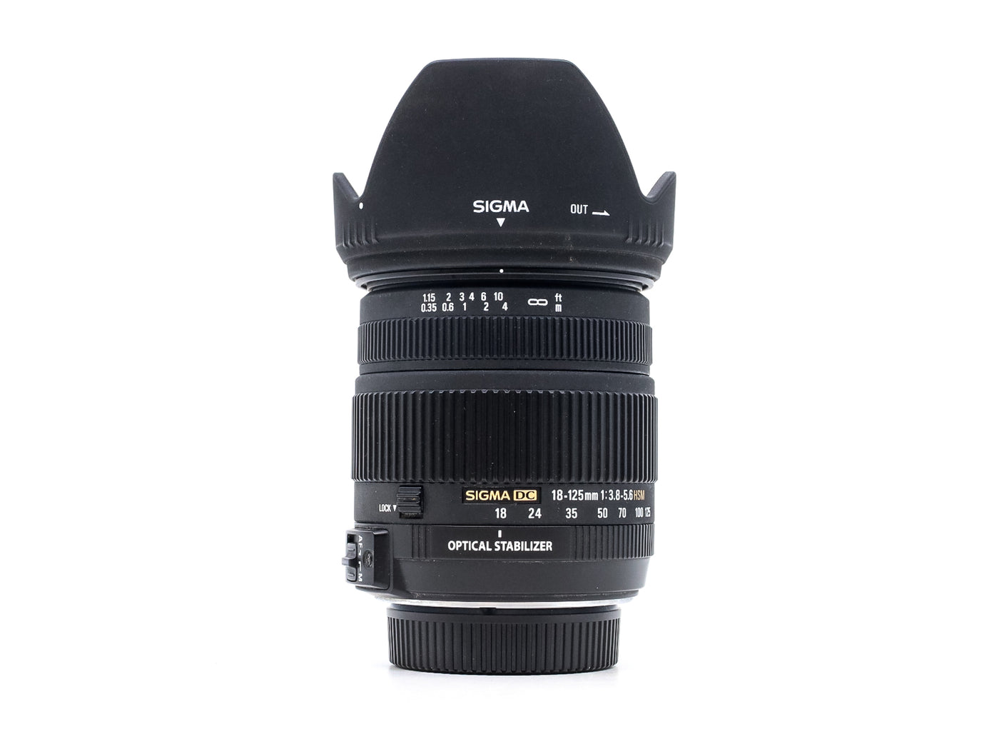 Sigma 18-125mm f/3,8-5,6 DC OS HSM - Monture Nikon · image principale