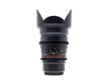 Walimex Pro 24mm f/1.5 VDSLR - Geschikt voor Micro Four Thirds