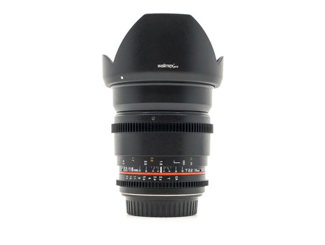 Walimex Pro 16mm T2.2 VDSLR - Geschikt voor Canon EF