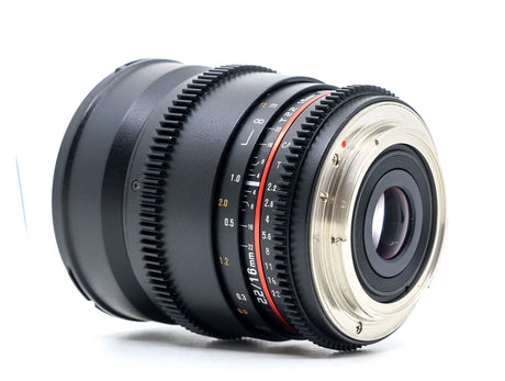 Walimex Pro 16mm T2.2 VDSLR - Geschikt voor Canon EF