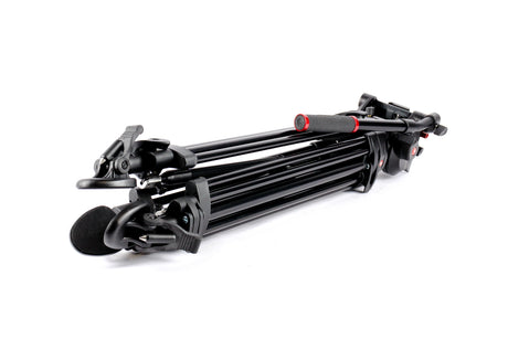 Manfrotto 504HD Tête & Trépied Aluminium 2 Étages 546GB