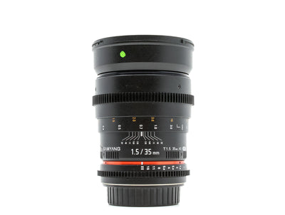 Samyang 35mm T1.5 - Monture Canon EF