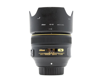 Nikon AF-S Nikkor 58mm f/1.4G Lens | Hoogwaardige Beeldkwaliteit