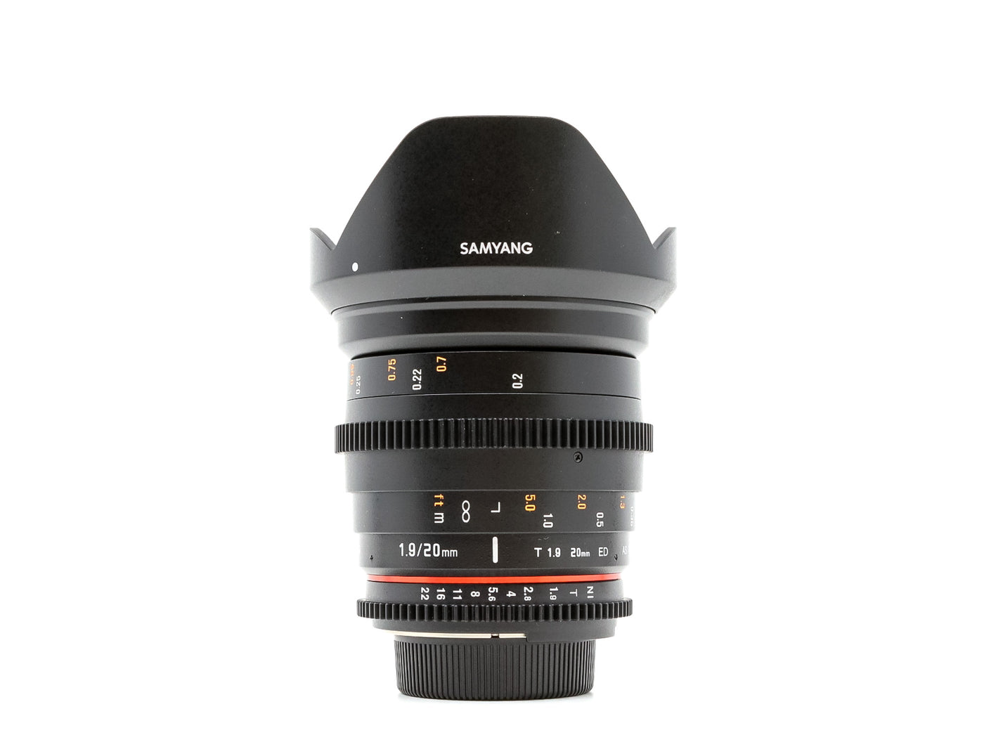 Samyang 20mm T1.9 Cine VDSLR ED AS IF UMC - Nikon Mount · hoofdafbeelding