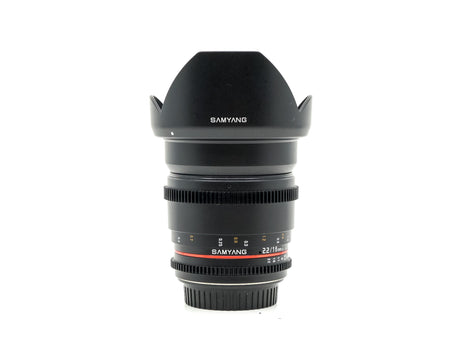 Samyang 16mm T2.2 ED AS UMC CS - Monture Canon EF-S