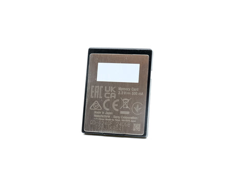 Sony XQD G 240GB 400MB/s Kaart