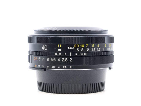 Voigtlander Ultron 40mm f/2 SL II - Monture Nikon