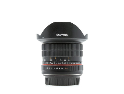 Samyang 12mm f/2.8 ED AS NCS Fisheye - Voor Canon EF