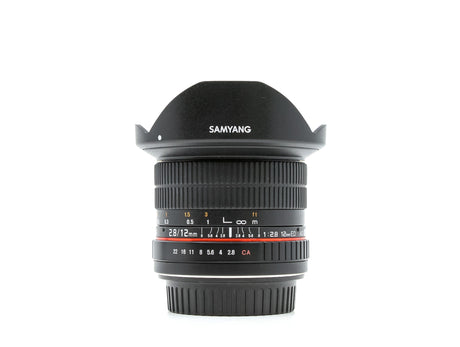 Samyang 12mm f/2.8 ED AS NCS Fisheye - Voor Canon EF