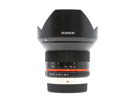 Rokinon 12 mm f/2 NCS CS - Monture Micro Four Thirds