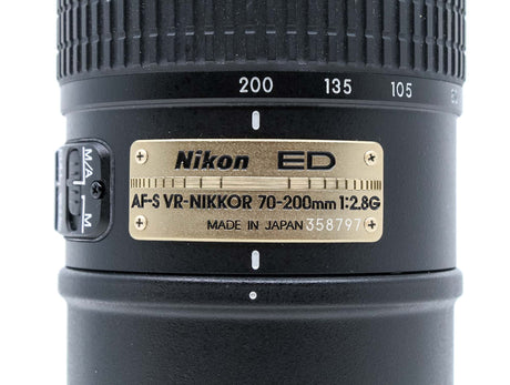 Nikon AF-S Nikkor 70-200mm f/2,8G IF-ED VR