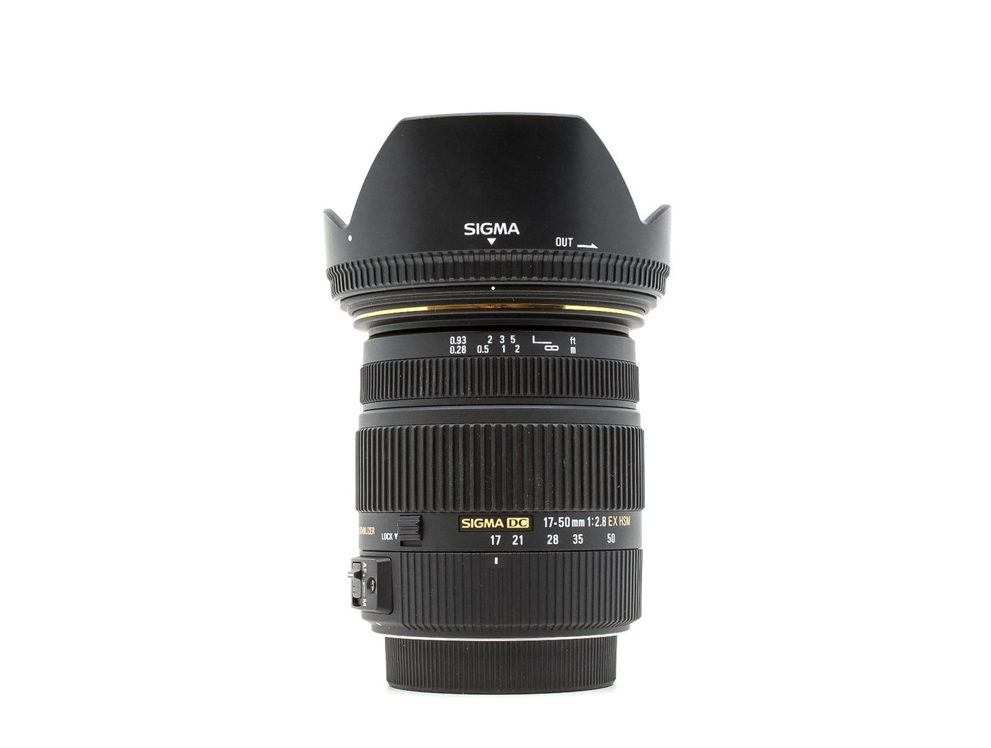Sigma 17-50mm f/2.8 EX DC OS HSM - Monture Sigma SA · image principale