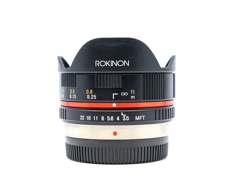 Rokinon 7,5 mm f/3,5 UMC Fisheye - Monture Micro Four Thirds