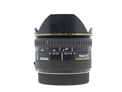 Sigma 15mm f/2.8 EX Fisheye - Geschikt voor Canon EF