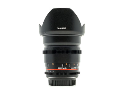 Samyang 16mm T2.2 ED AS UMC CS II - Geschikt voor Canon EF