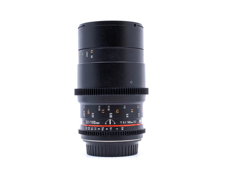 Walimex Pro 100mm T3.1 Macro - Geschikt voor Canon EF