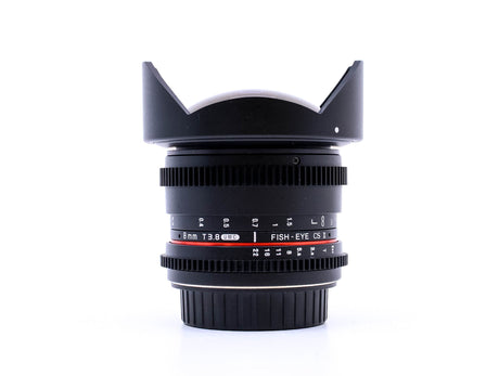 Walimex Pro 8mm T3.8 CS Fisheye II - Voor Canon EF