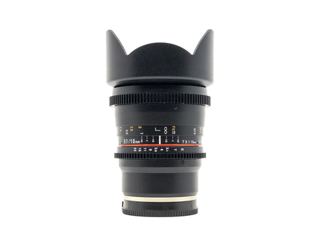 Samyang 10mm T3.1 VDSLR ED AS NCS CS II - Sony E Mount