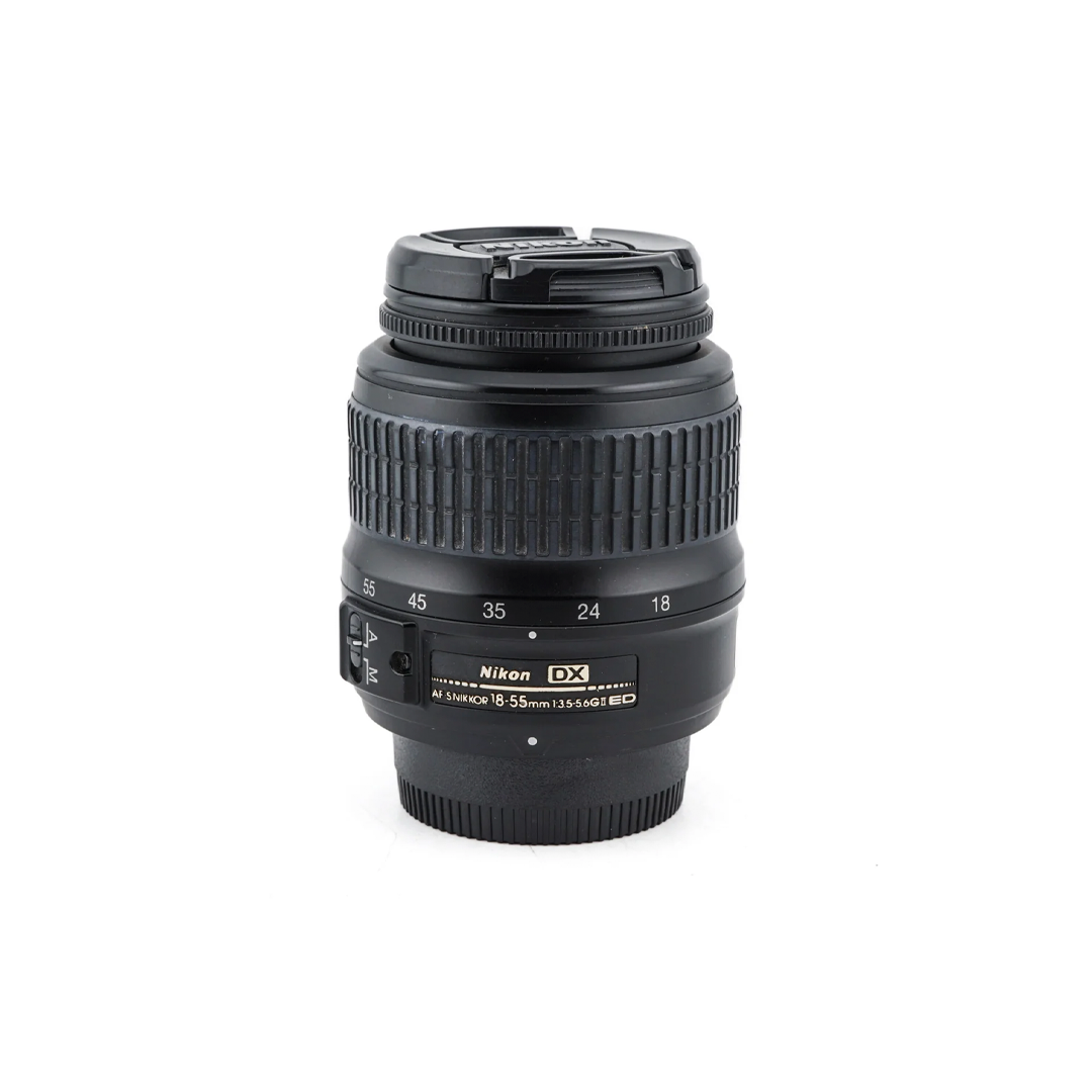 Nikon 18-55mm f3.5-5.6 AF-S Nikkor G ED II Lens · hoofdafbeelding