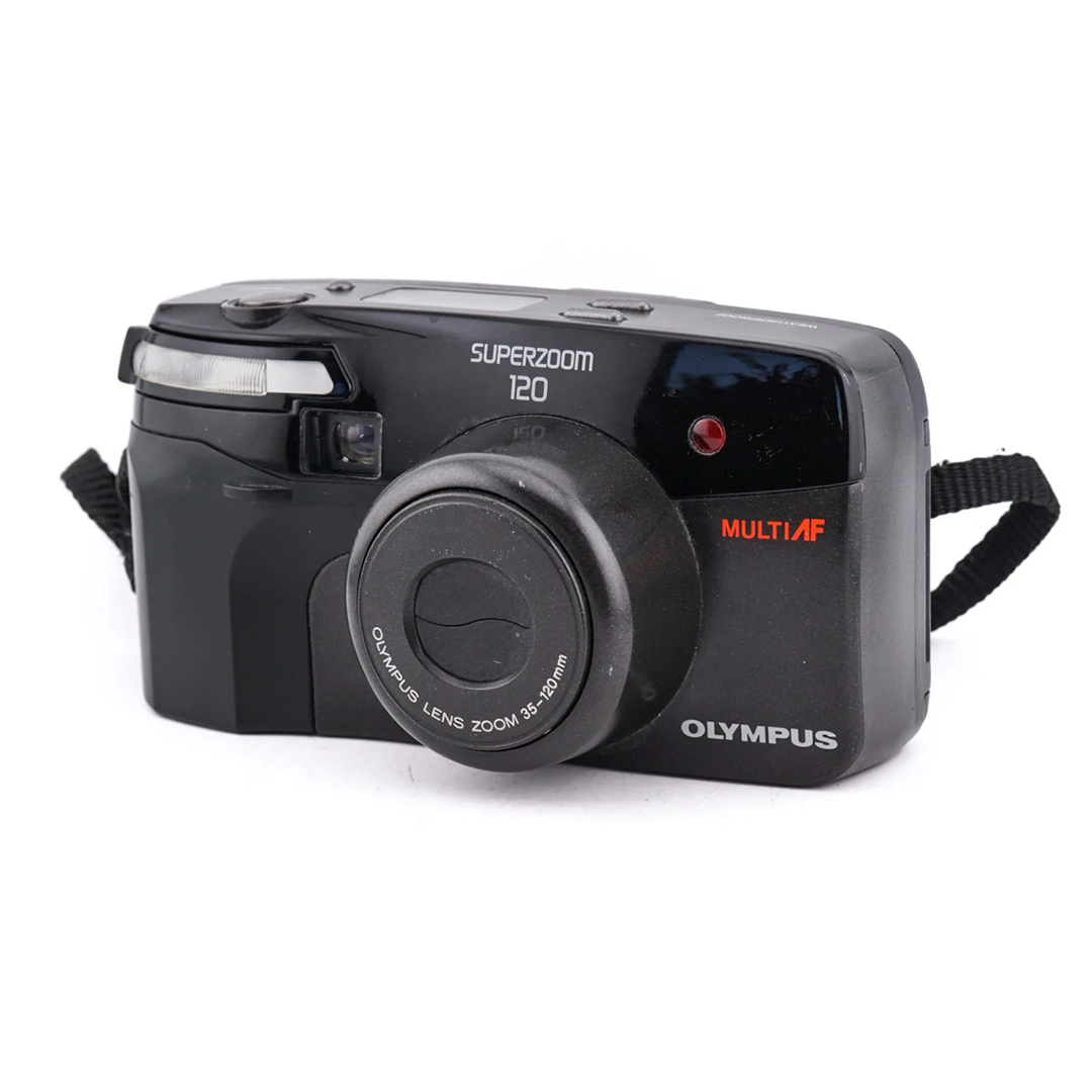 Olympus Superzoom 120 - 35mm Filmcamera · hoofdafbeelding