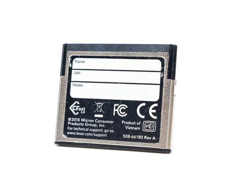 Lexar Professional 128GB 3600x 540MB/s CFast 2.0 Kaart